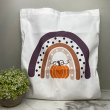 Load image into Gallery viewer, Tote Bag - Pumpkin Rainbow
