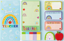 Load image into Gallery viewer, Sticky Note Booklet Set - Thank you Teacher - PREORDER 6/21-6/24

