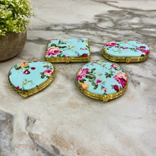 Load image into Gallery viewer, Compact Mirror - Blue Floral
