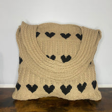 Load image into Gallery viewer, Heart Tote Bag - Knit Sweater
