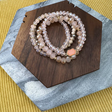 Load image into Gallery viewer, Bracelet Pack - Druzy Bead - Light Pink
