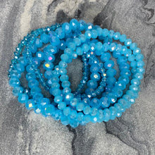 Load image into Gallery viewer, Bracelet Pack - Aqua Blue Bead
