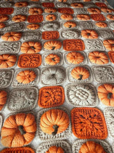 Load image into Gallery viewer, Blanket - Halloween - Knit Pumpkins - PREORDER
