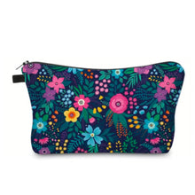 Load image into Gallery viewer, Pouch - Floral on Dark Blue
