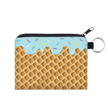 Load image into Gallery viewer, Mini Pouch - Ice Cream Cone Blue
