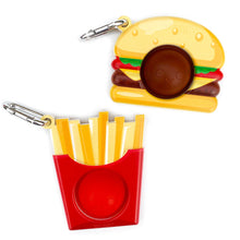 Load image into Gallery viewer, OMG Mega Pop Best Friend Keychains - Burger &amp; Fries
