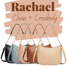 Load image into Gallery viewer, Rachael Crossbody Purse - Faux Leather Strap
