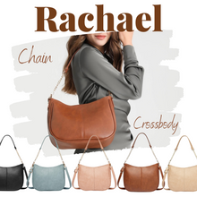 Load image into Gallery viewer, Rachael Crossbody Purse - Faux Leather Strap
