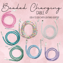 Load image into Gallery viewer, Charging Cord - NEW Beaded - PREORDER
