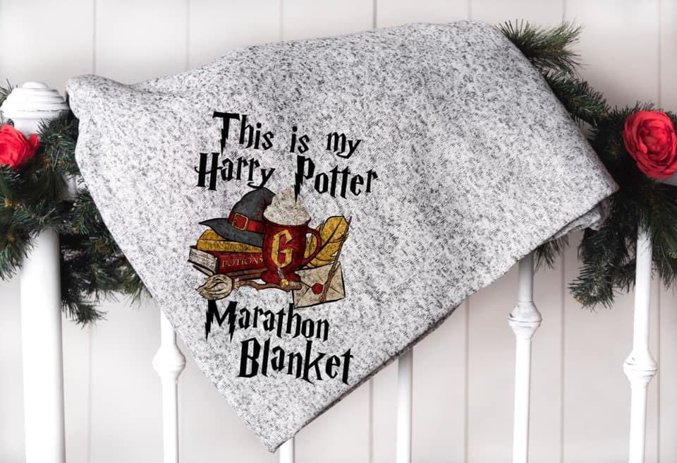 Harry Potter House Marathon Blanket