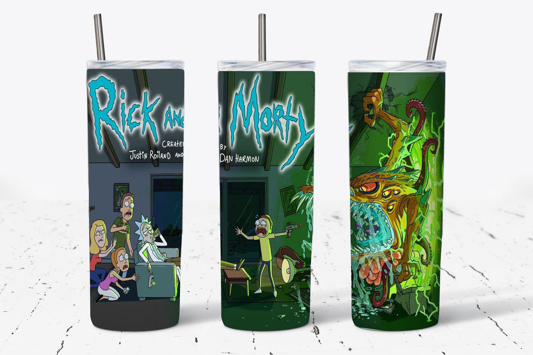 Rick and Morty 20oz Insulated Tumbler