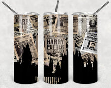 Load image into Gallery viewer, Harry Potter Daily Prophet 20oz Insulated Tumbler
