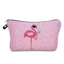 Load image into Gallery viewer, Pouch - Flamingo With Drink
