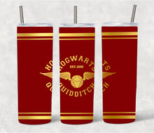 Load image into Gallery viewer, Harry Potter Quidditch 20oz Insulated Tumbler
