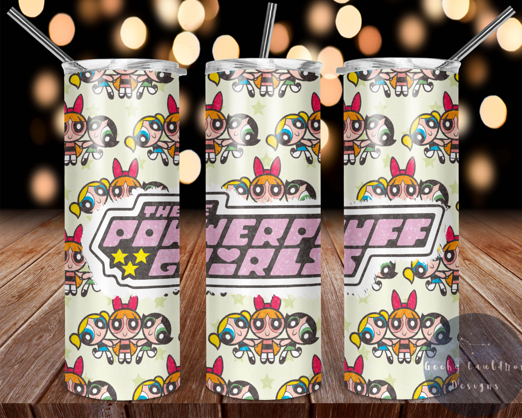 Powerpuff Girls 20oz Stainless Steel Tumbler