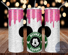 Load image into Gallery viewer, Mickey Mouse Coffee 20oz Stainless Steel Tumbler
