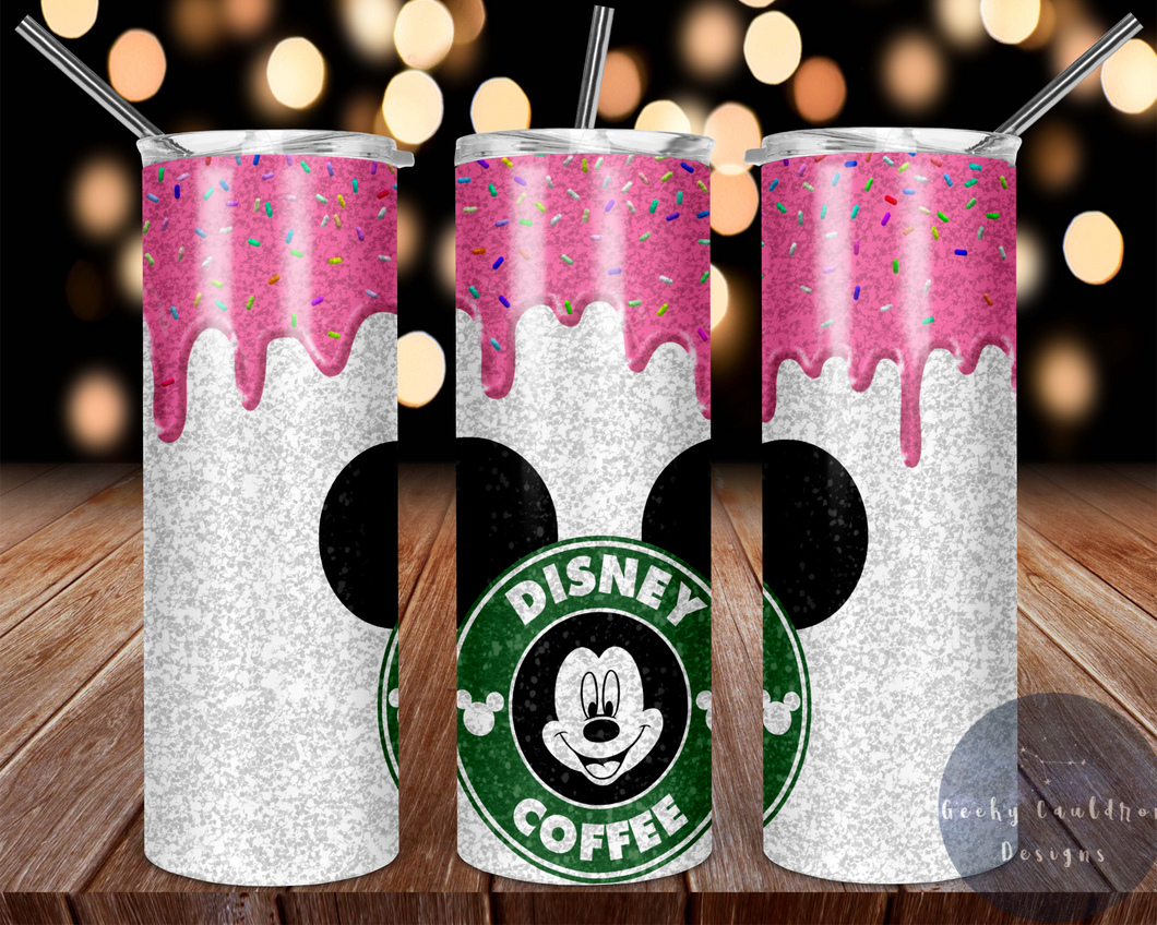 Mickey Mouse Coffee 20oz Stainless Steel Tumbler