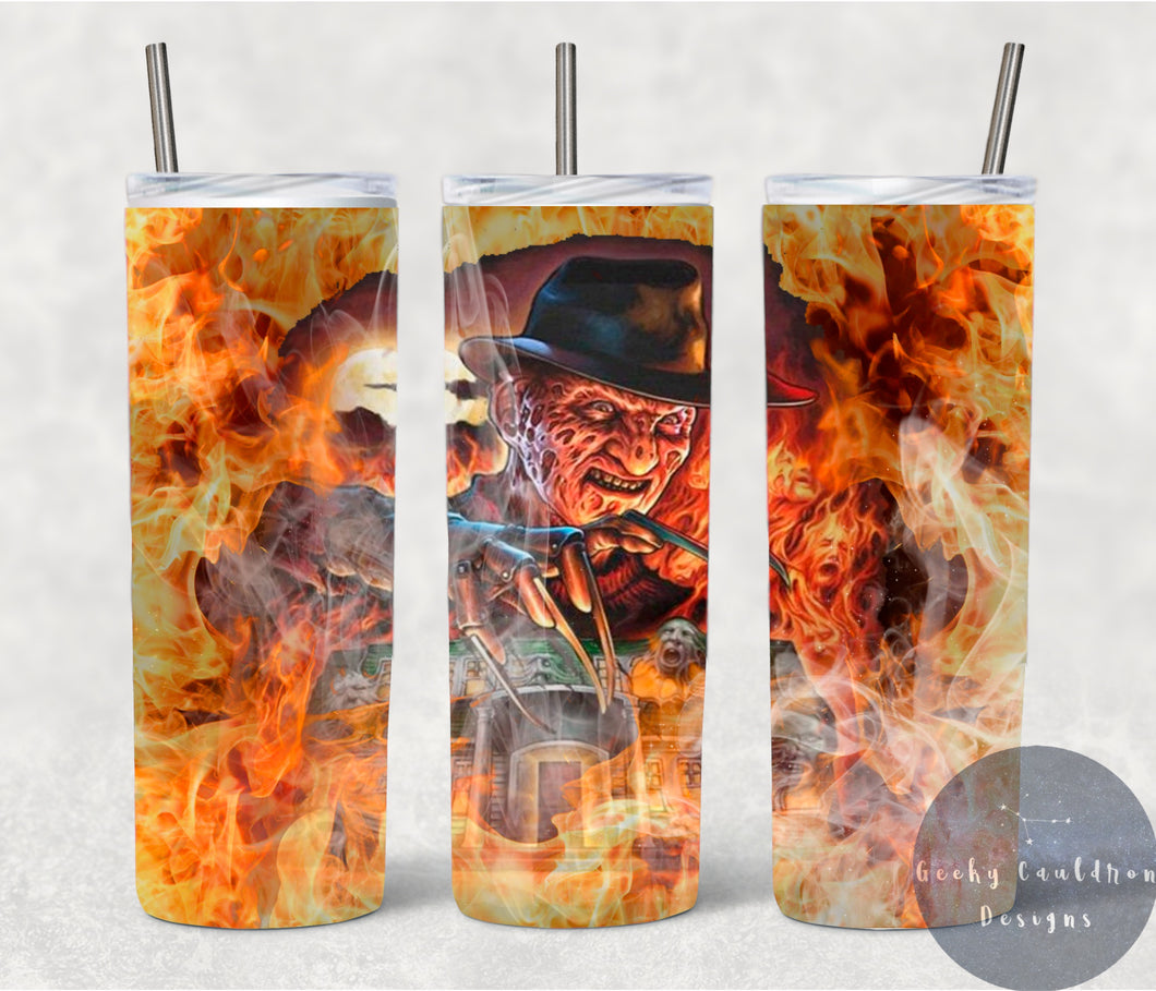 Freddy Krueger 20oz Insulated Tumbler