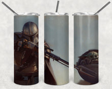 Load image into Gallery viewer, Mandalorian 20oz Insulated Tumbler
